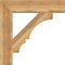 Ekena Millwork Balboa Block Rough Sawn Bracket, Western Red Cedar, 6"W x 32"D x 32"H BKT06X32X32BOA05RWR - alternate 3